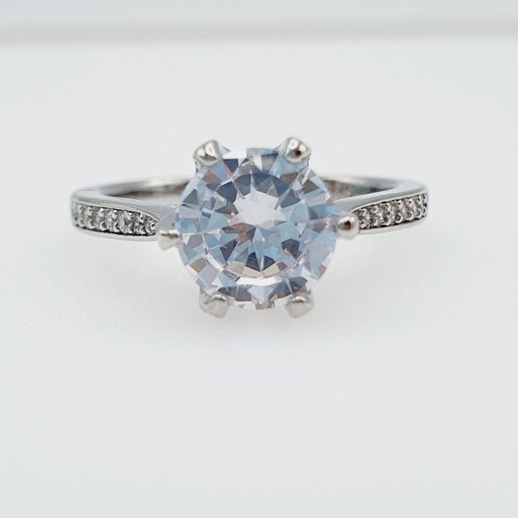 Exclusive 925 Silver Plated 3A CZ Ring for Women, FB16FA1070 - Picture 9 of 9